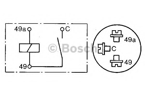 BOSCH 0 332 400 003 Relay
